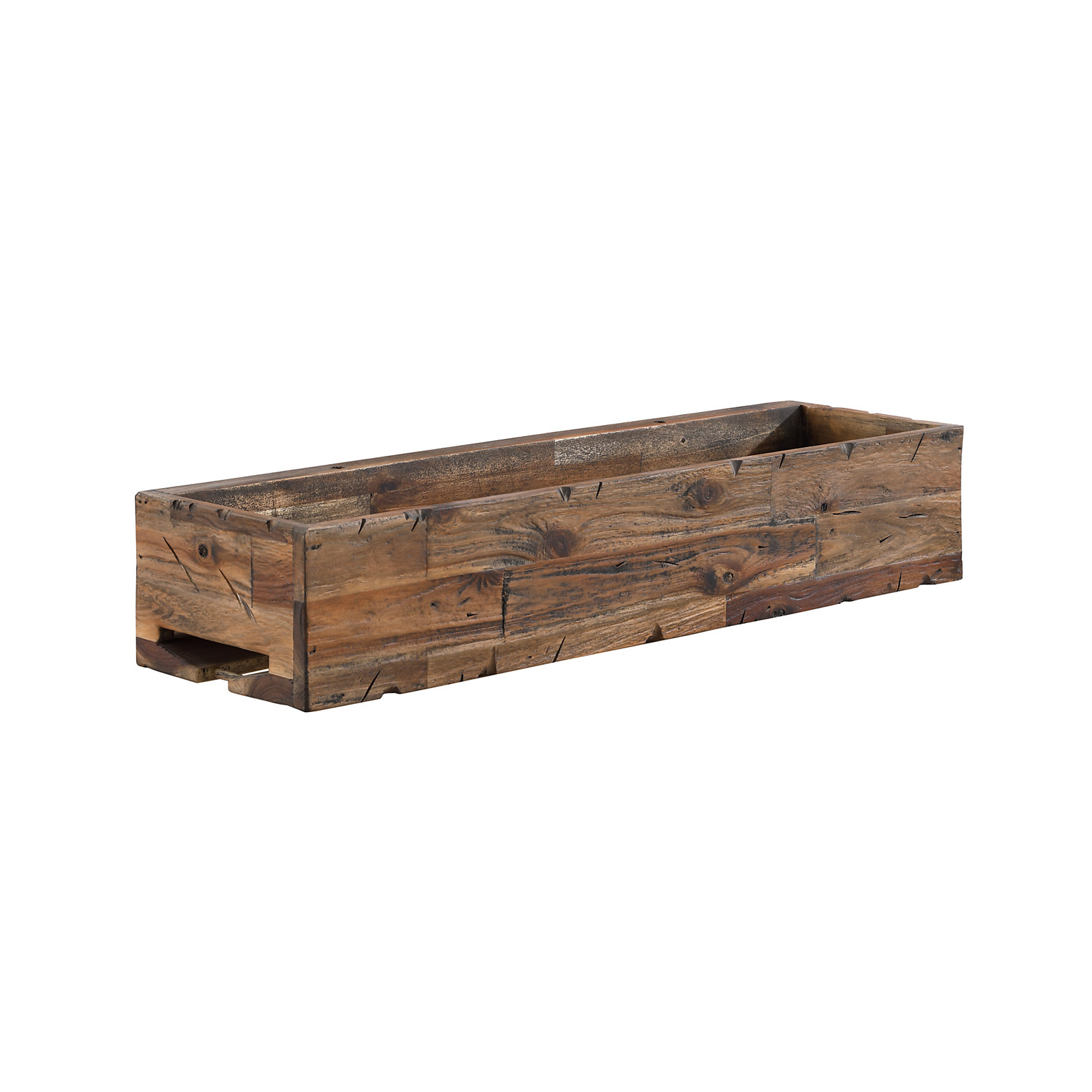 Merry Products, 24in. Floating Wine Shelf With Glass Holder, Width 6.75 in, Depth 24 in, Material Wood, Model# SLF0330112010